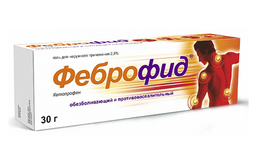 ФЕБРОФИД гель 30г 2,5%