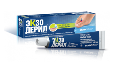 ЭКЗОДЕРИЛ® крем 15г 1%