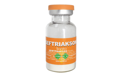ЦЕФТРИАКСОН SANITA порошок 1,0г N1