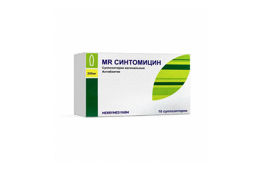 MR СИНТОМИЦИН суппозитории N10