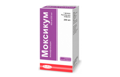 МОКСИКУМ раствор для инфузий 250мл 400мг/250мл