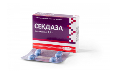 СЕКДАЗА таблетки 0,5г N4