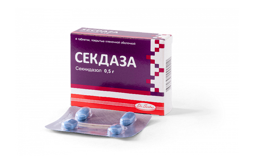 СЕКДАЗА таблетки 0,5г N4