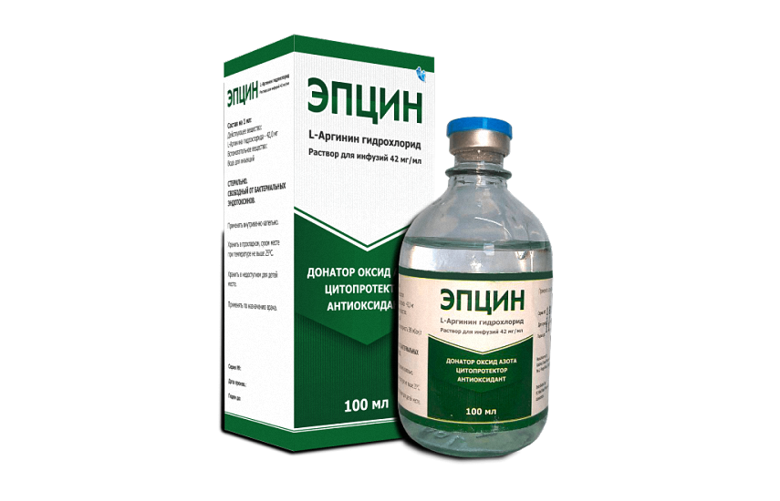 ЭПЦИН раствор для инфузий 100мл 42мг/мл
