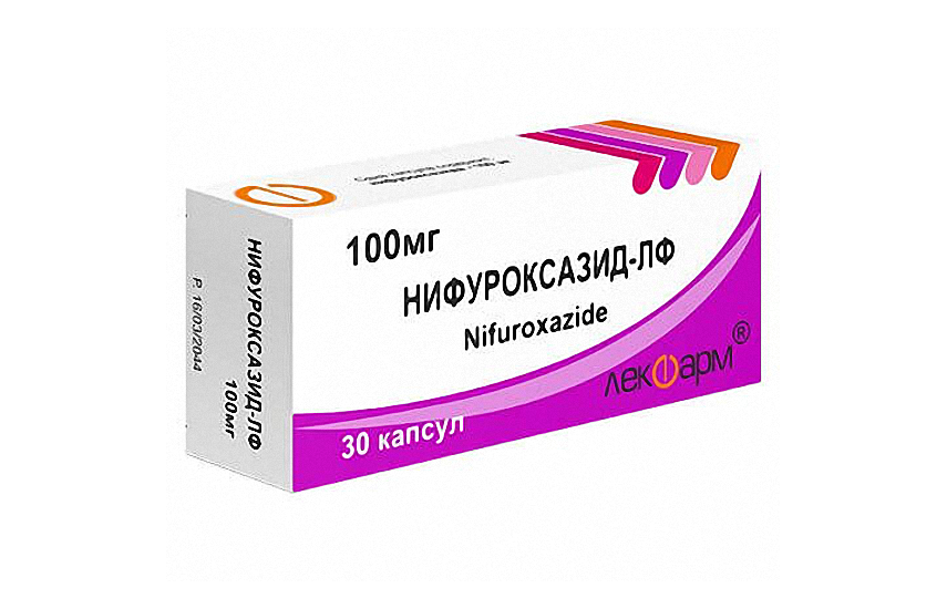 НИФУРОКСАЗИД ЛФ капсулы 100мг N30